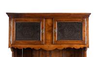 A French Provincial Walnut Plate Rack