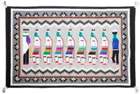 Two Contemporary Navajo Rugs Largest 36 x 57 inches