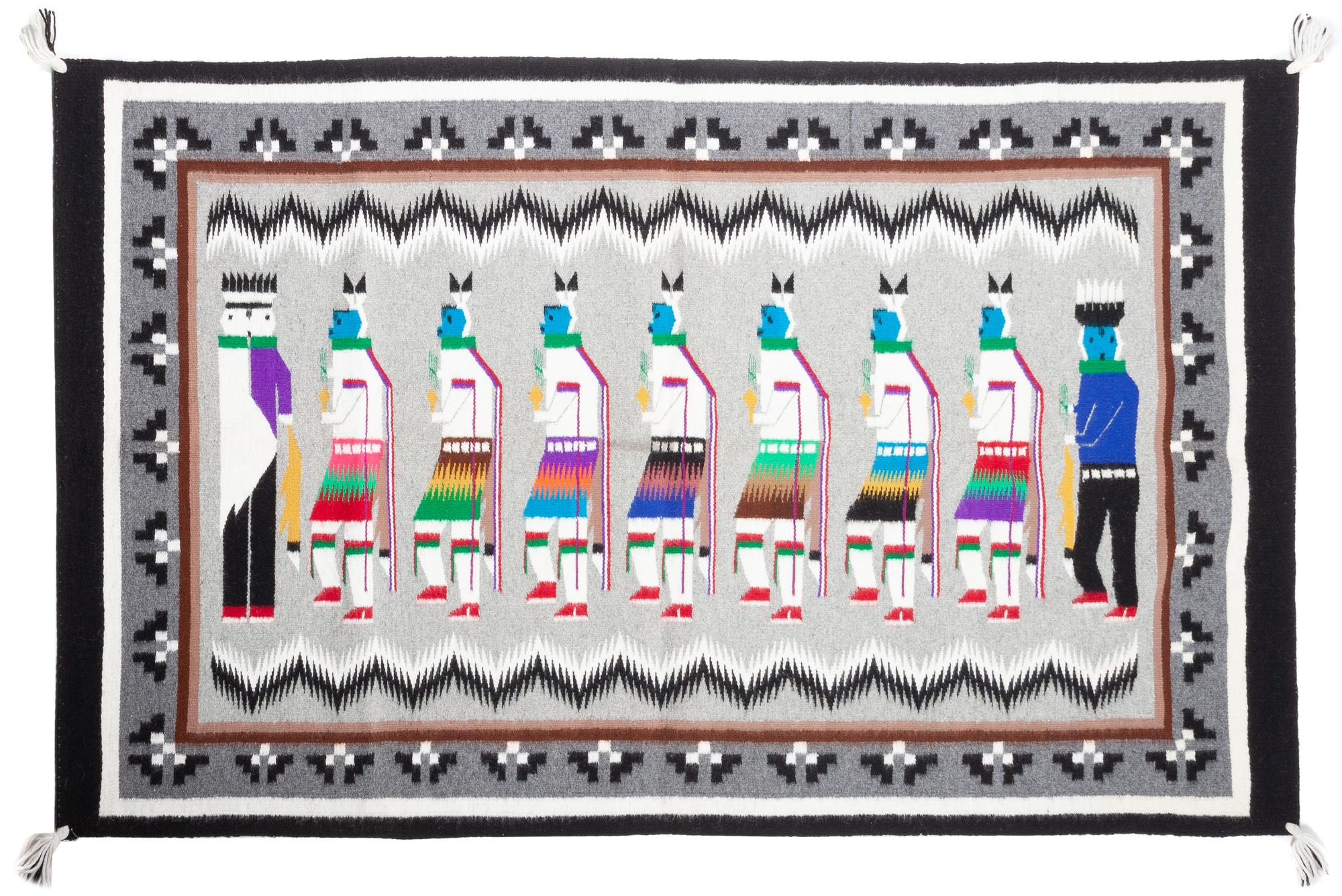 Two Contemporary Navajo Rugs Largest 36 x 57 inches