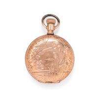 ELGIN, GOLD-FILLED HUNTER CASE POCKET WATCH