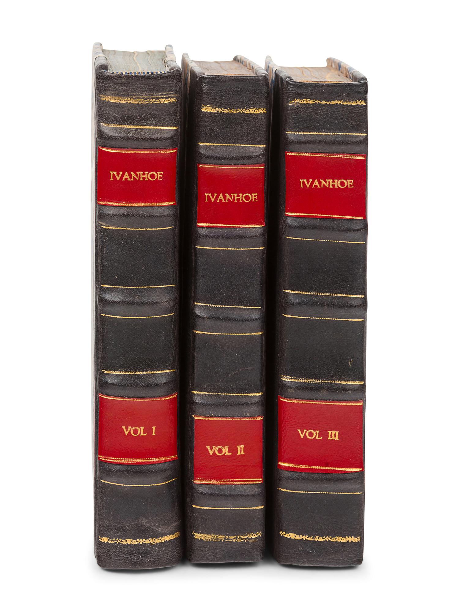 SCOTT, Walter, Sir (1771-1832). Ivanhoe . Edinburgh: for Archibald Constable and Co. and Hurst, Robinson, and Co., 1820.