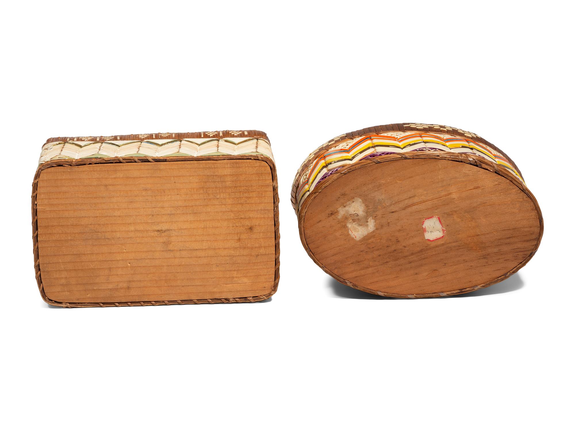 Mi'kmaq Quilled Boxes