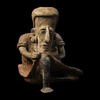 A Jalisco Terracotta Seated Figure