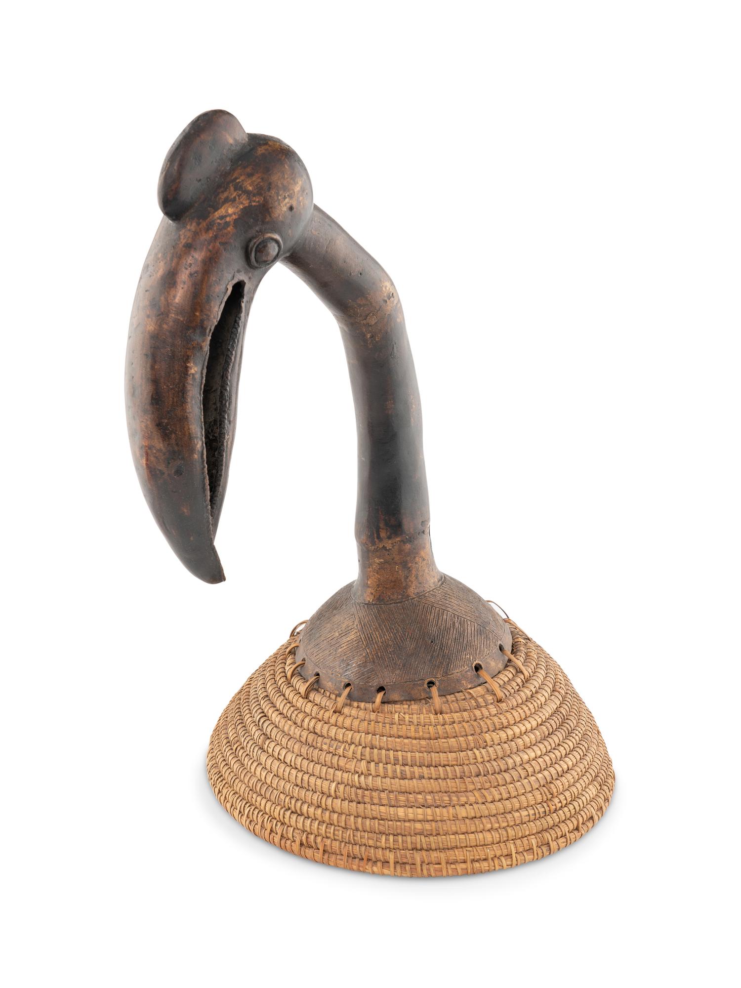 An African Senoufo Bird Crest Mask