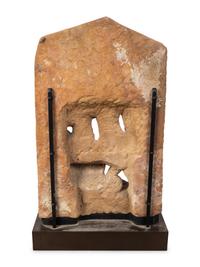 A Large Indian Sandstone Figural Group
