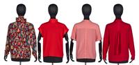 Four Chanel Silk Blouses
