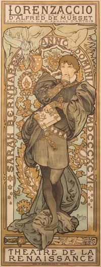 Alphonse Mucha, (Czech, 1860–1939), Lorenzaccio, 1896