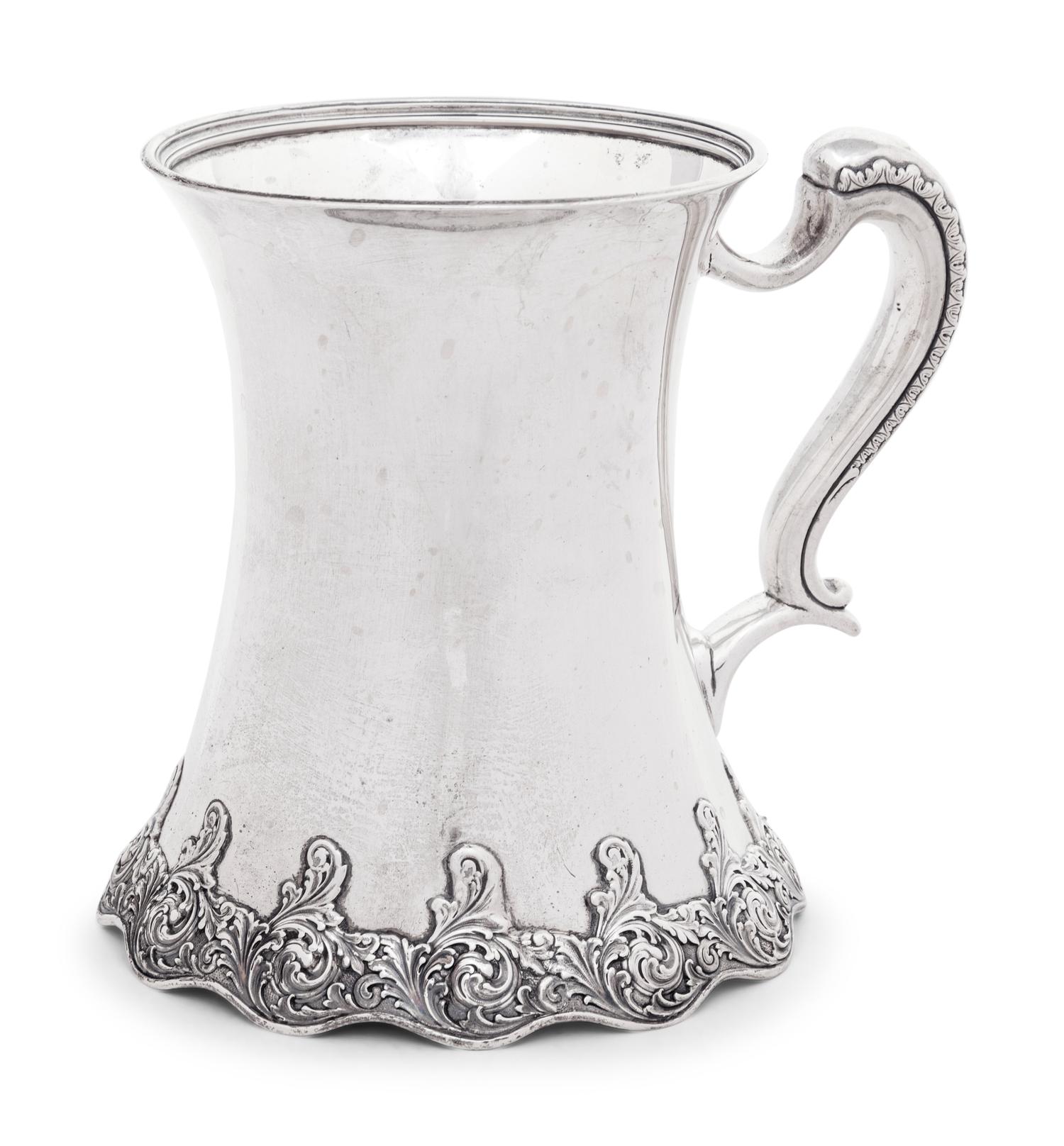 A Large Tiffany and Co. Silver Handled Cup