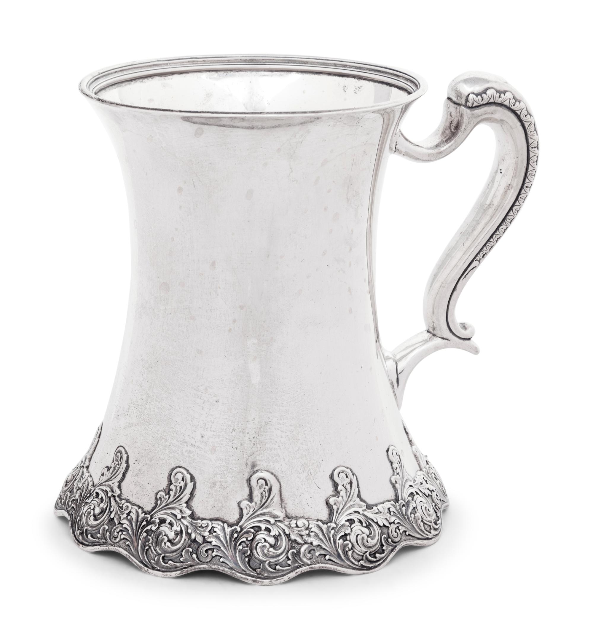 A Large Tiffany and Co. Silver Handled Cup