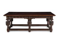 A Jacobean Style Oak Library Table