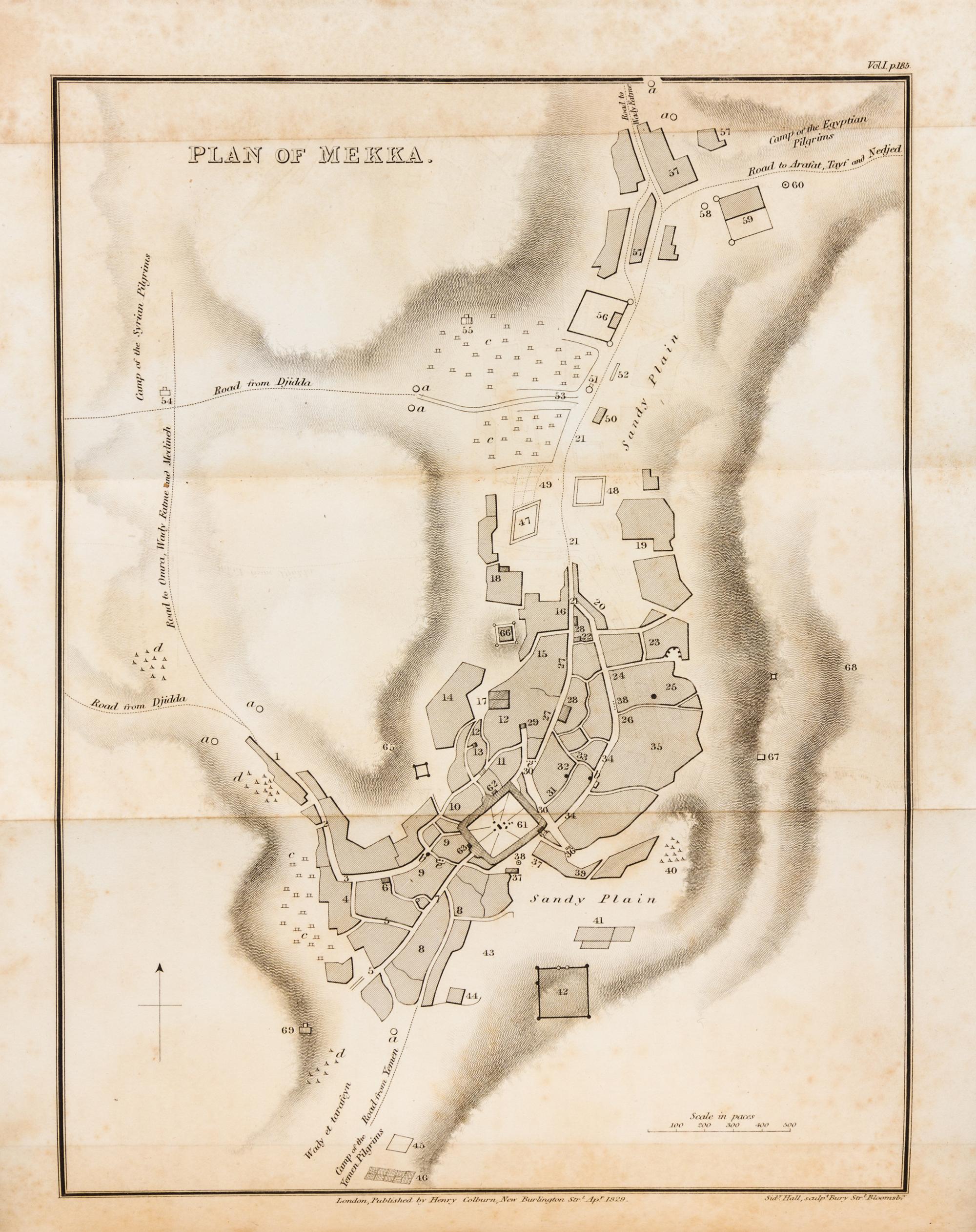 BURCKHARDT, Johann Ludwig (1784-1817). Travels in Arabia, comprehending an Account of those territories in Hadjaz which the Mohammedans