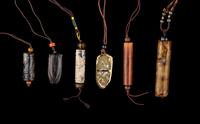 Six Chinese Archaistic Jade Pendants