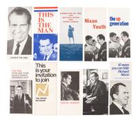 [NIXON, Richard M. (1913-1994)]. Posters, pamphlets, and ephemera from Nixon's political career.