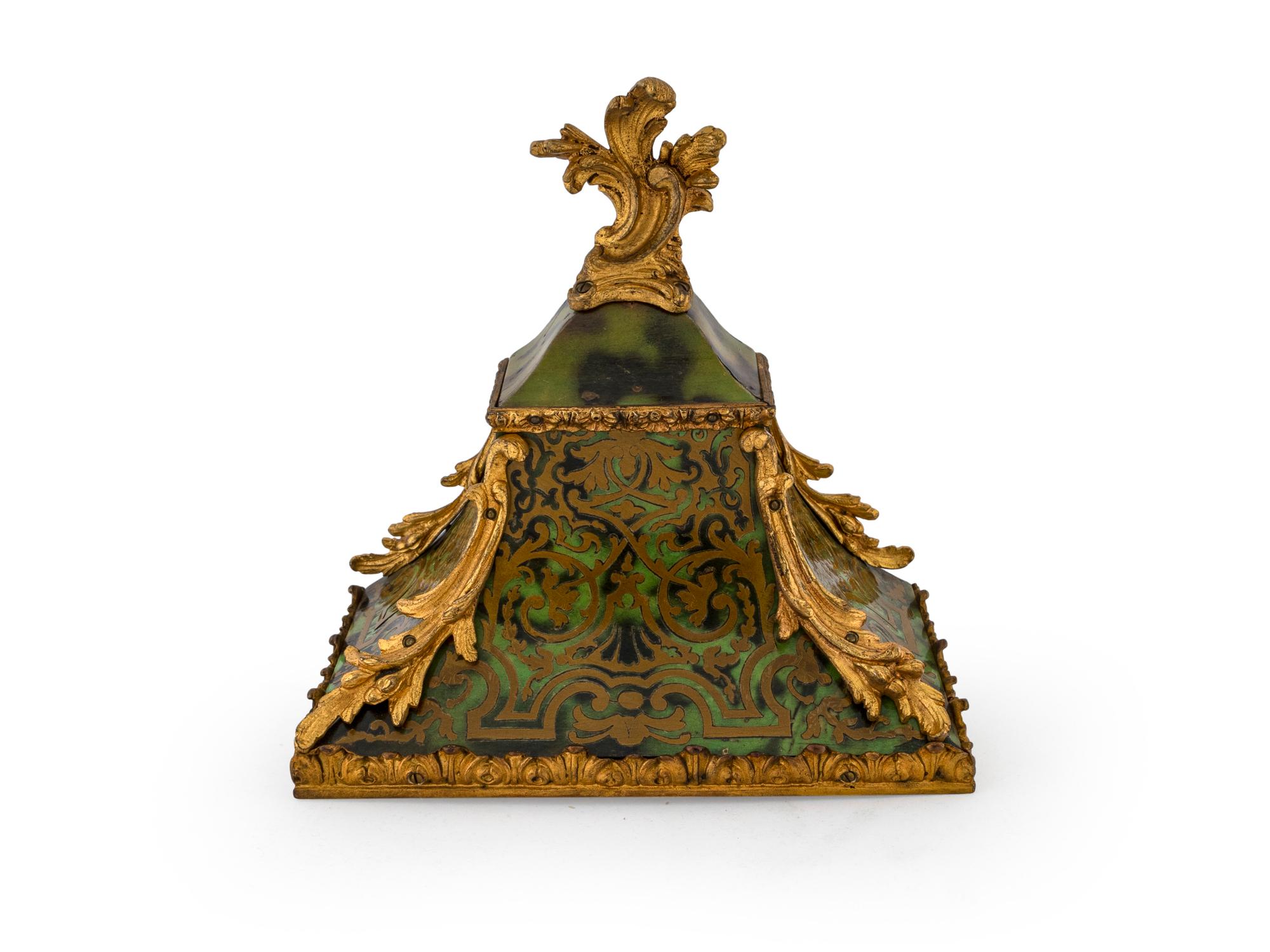 A Louis XV Style Boulle Bracket Clock of Small Size — 20TH CENTURY