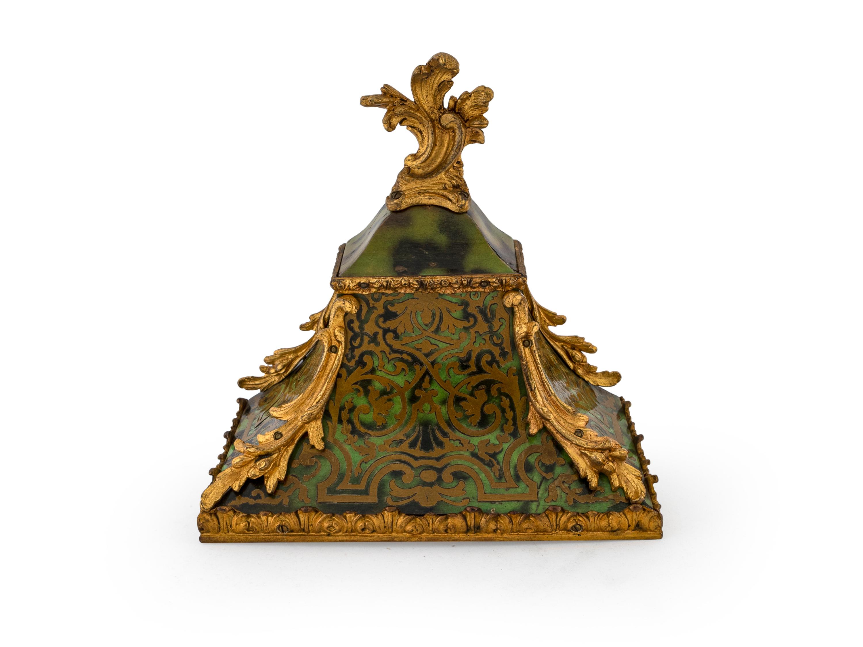 A Louis XV Style Boulle Bracket Clock of Small Size — 20TH CENTURY