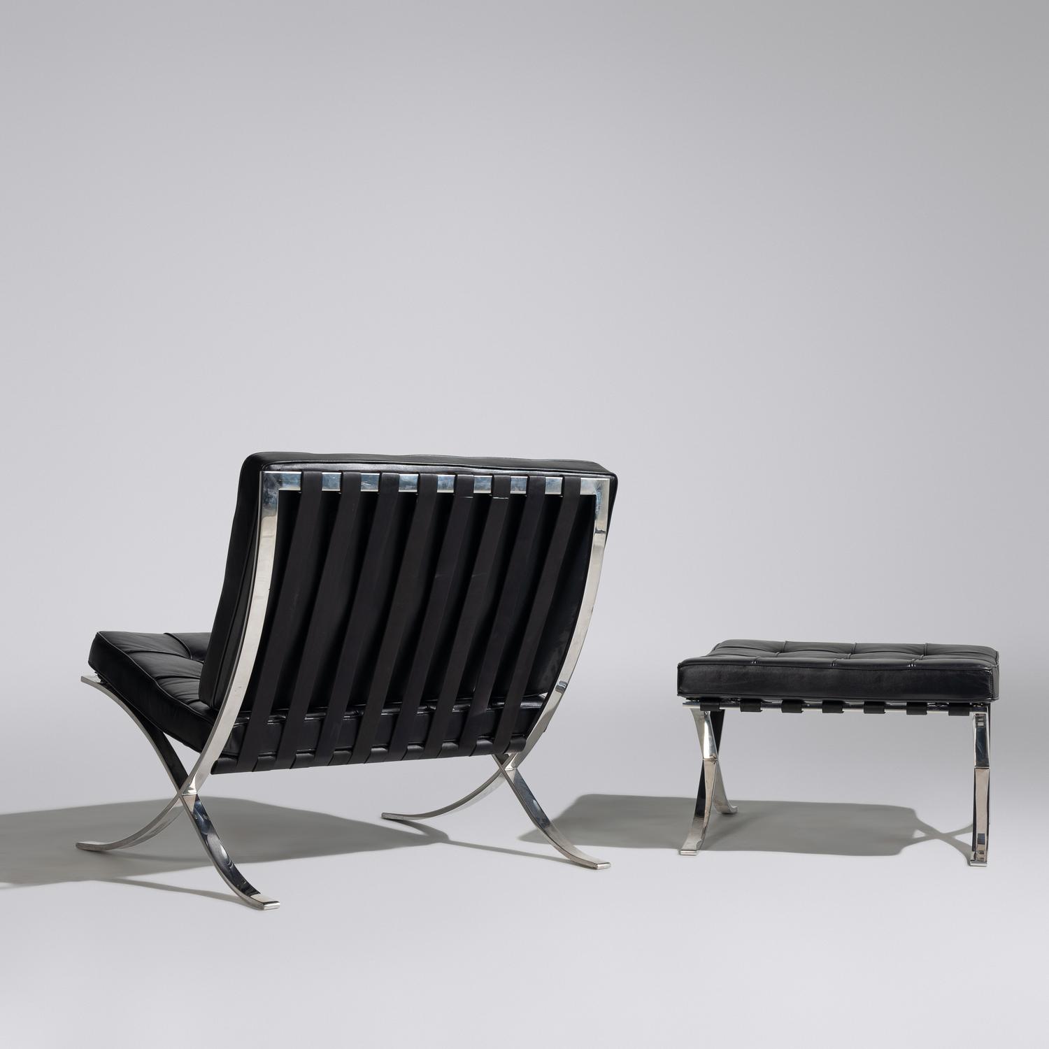 Barcelona Chair and Ottoman Gerald R. Griffith