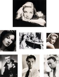 [HOLLYWOOD]. A group of 7 photographs of actors and musicians.
