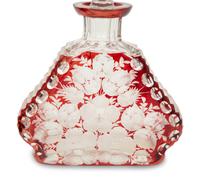 Two Pairs of Bohemian Glass Decanters with Stoppers