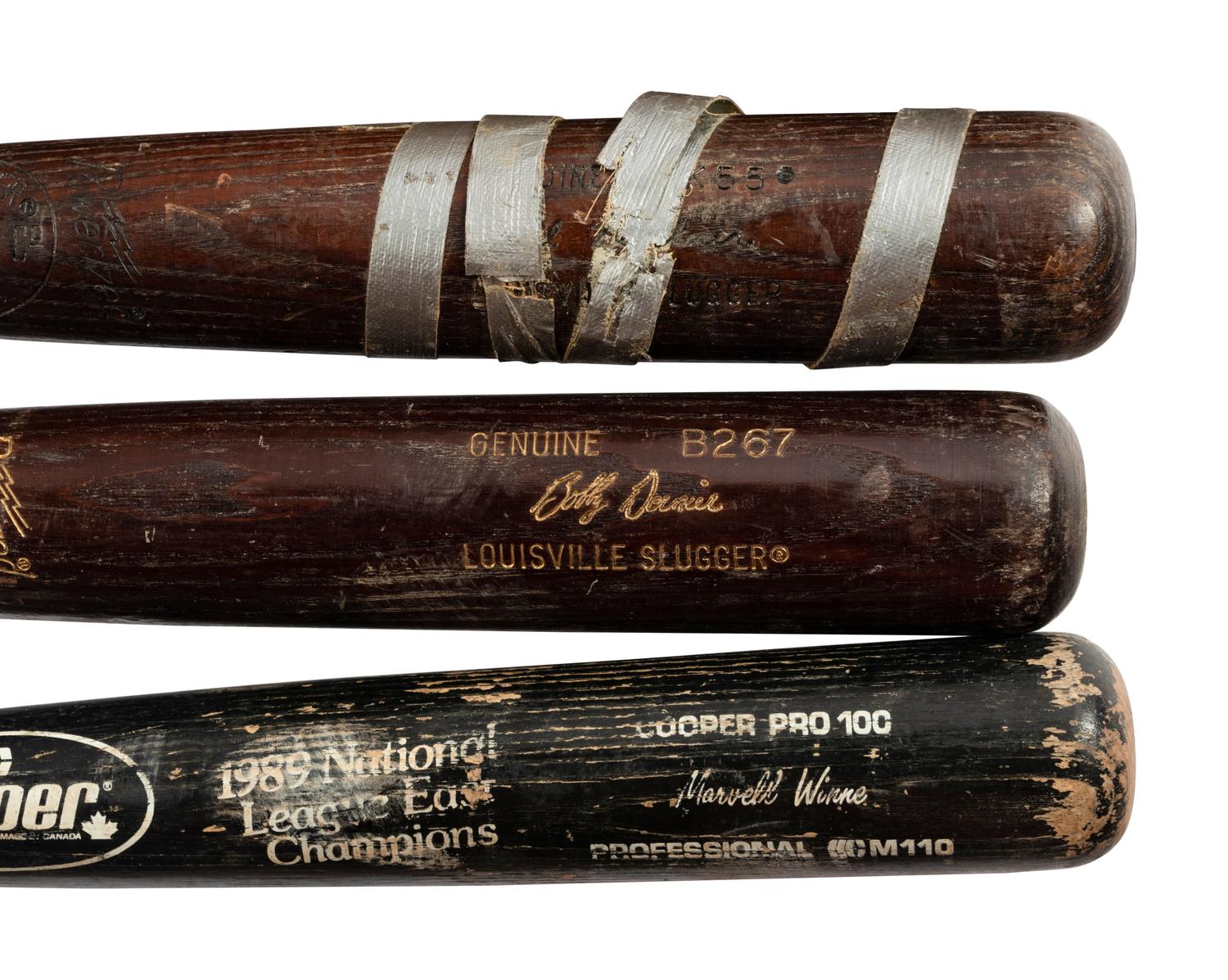 A Large Group of Assorted Game Used/Issued Baseball Bats Gifted to Former Chicago Cubs Wrigley Field Head Scorekeeper,