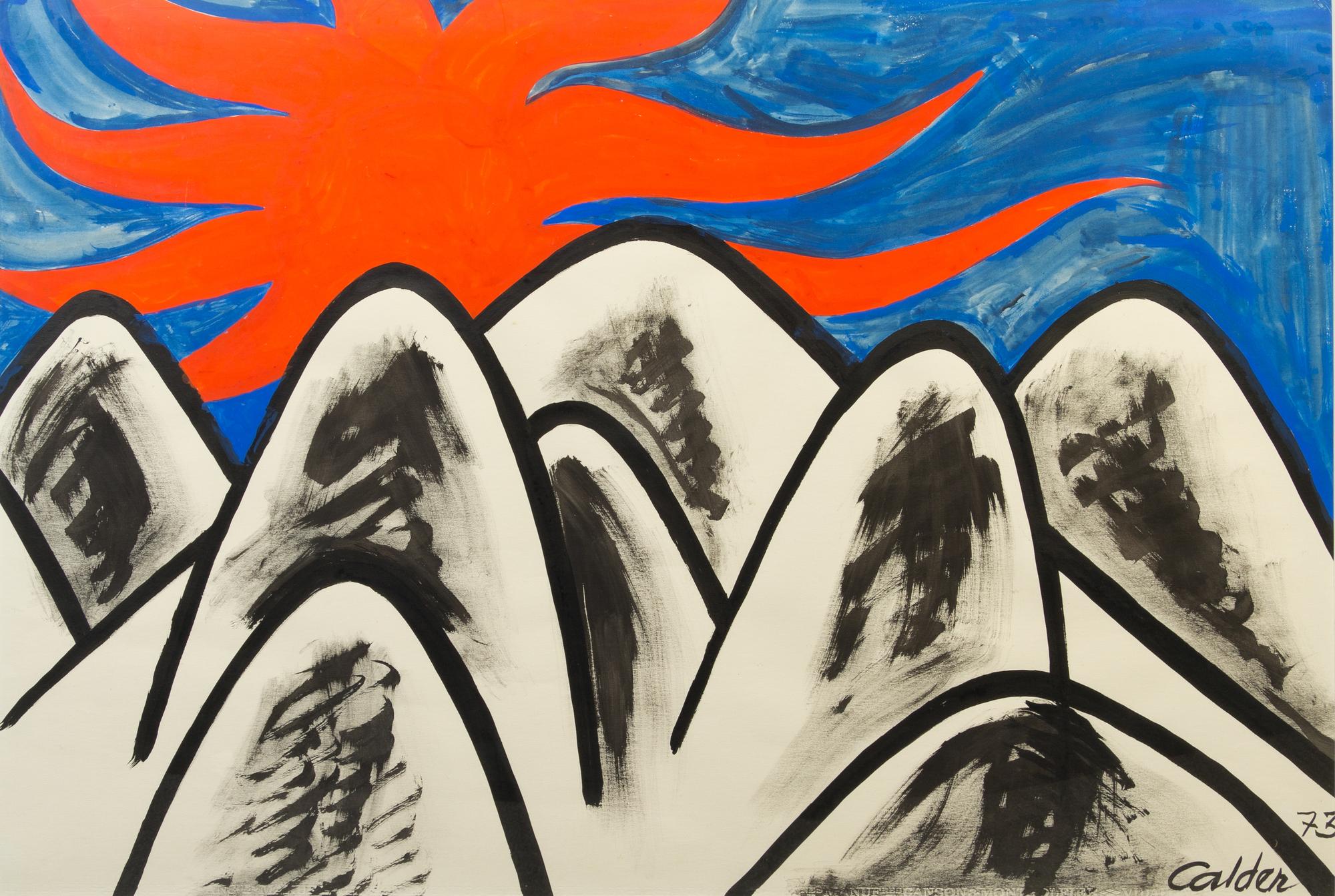 Alexander Calder, (American, 1898-1976), Midnight Sun, 1973