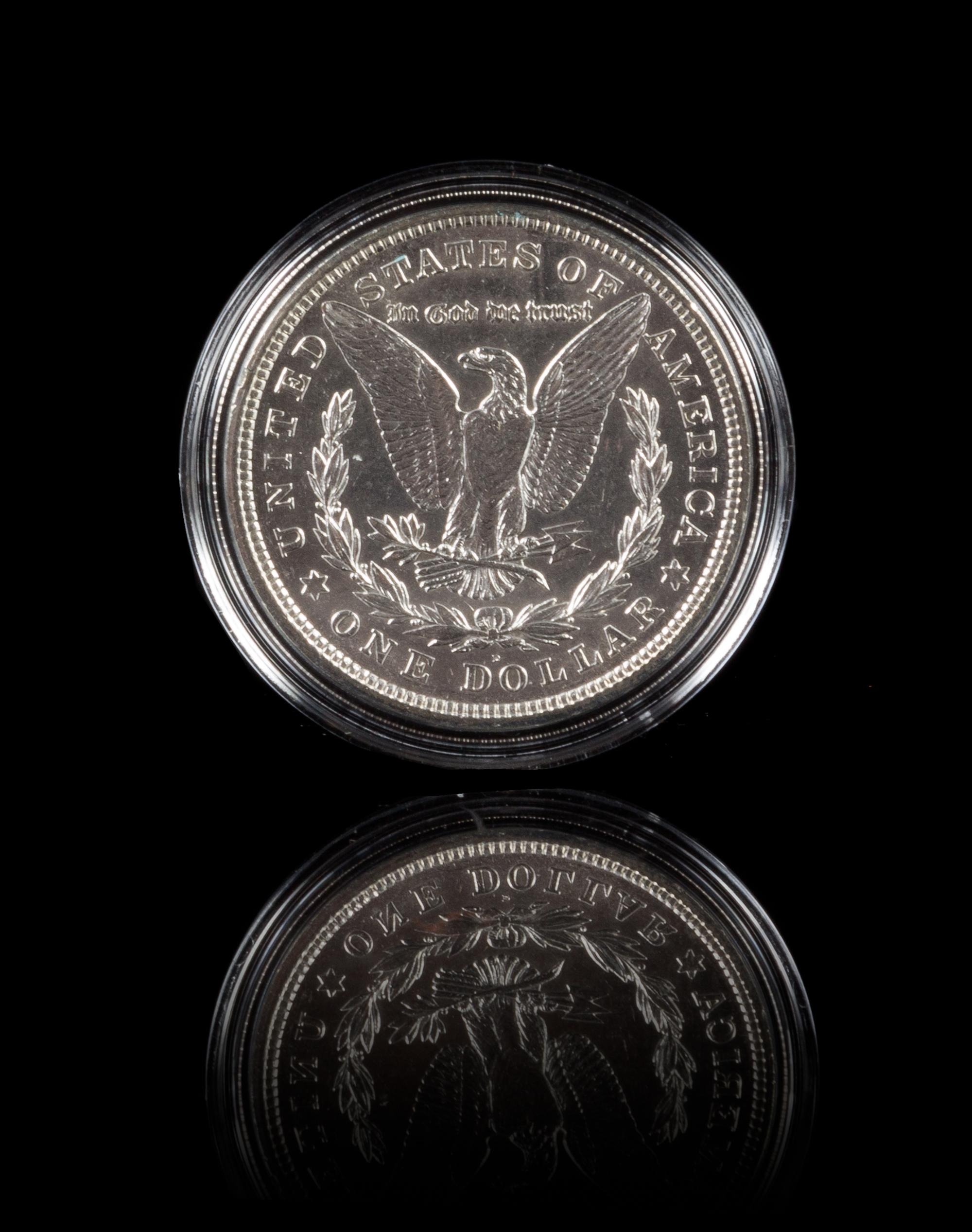 Two United States Morgan Silver Dollar Coins