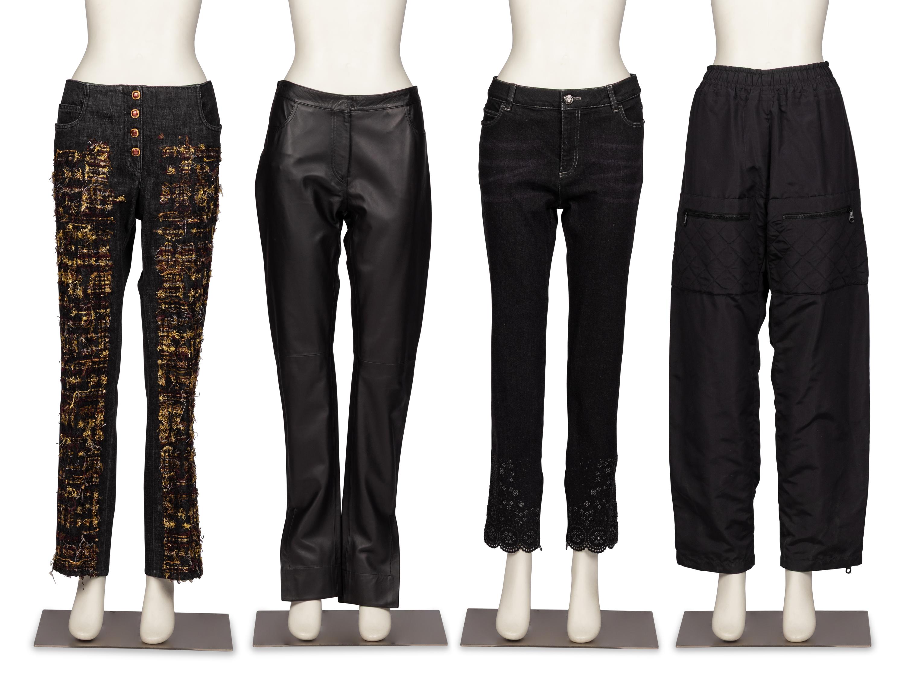 Chanel & Loewe, Four Pairs of Pants