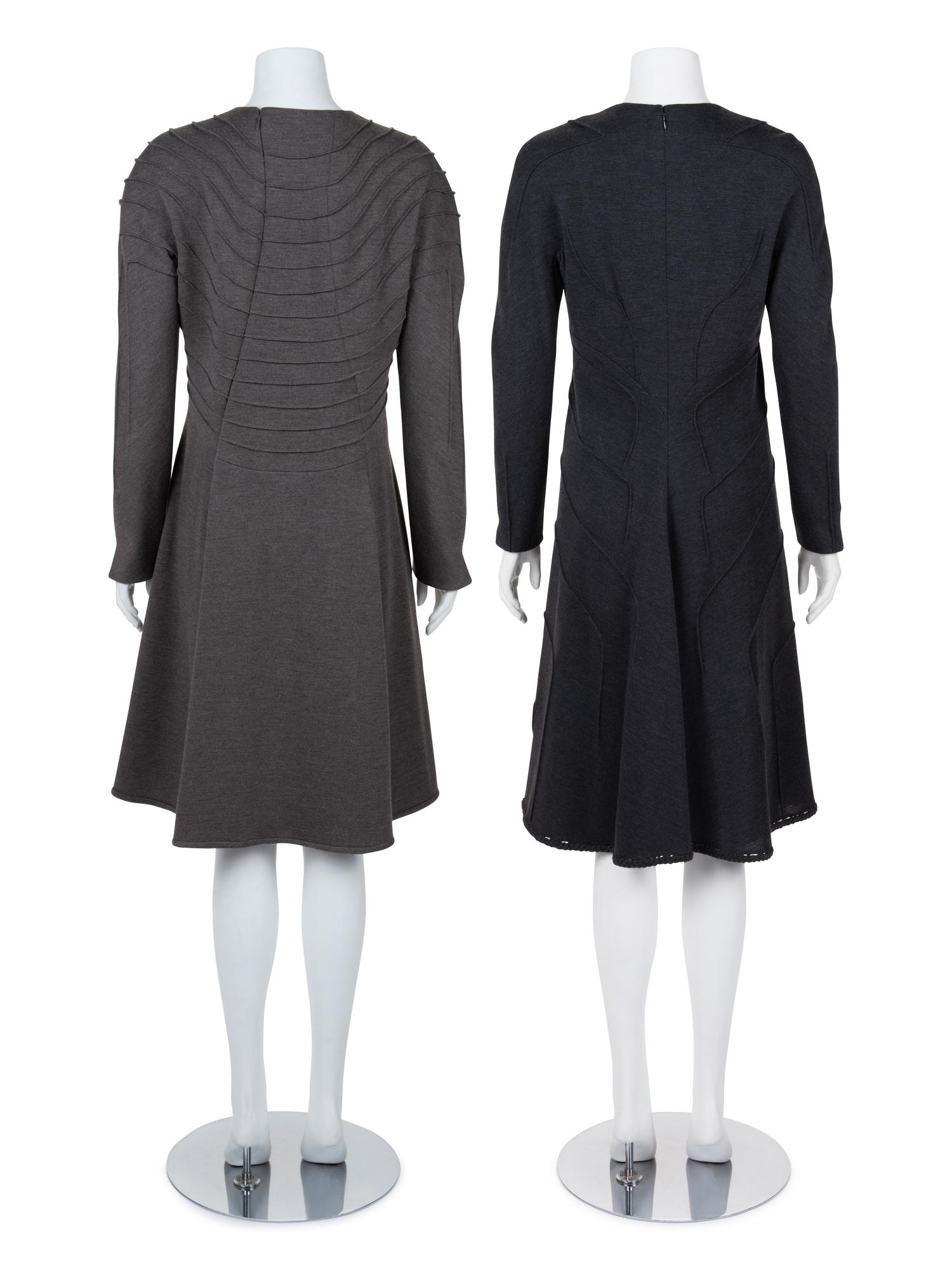 Two Chado Ralph Rucci Knit Dresses, 2000-10s