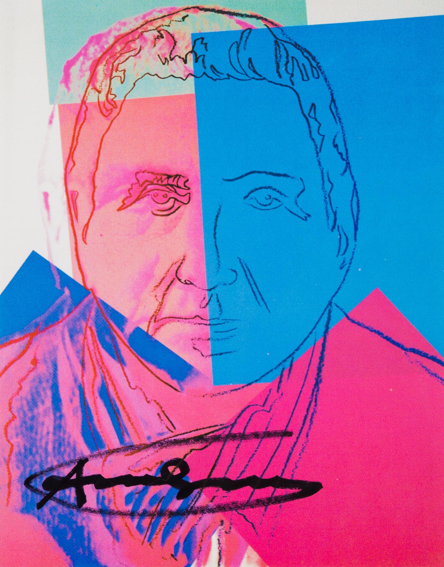 Andy Warhol, (American, 1928-1987), Ten Portraits of Jews of the Twentieth Century, 1980 (set of ten announcement cards from the Jewish