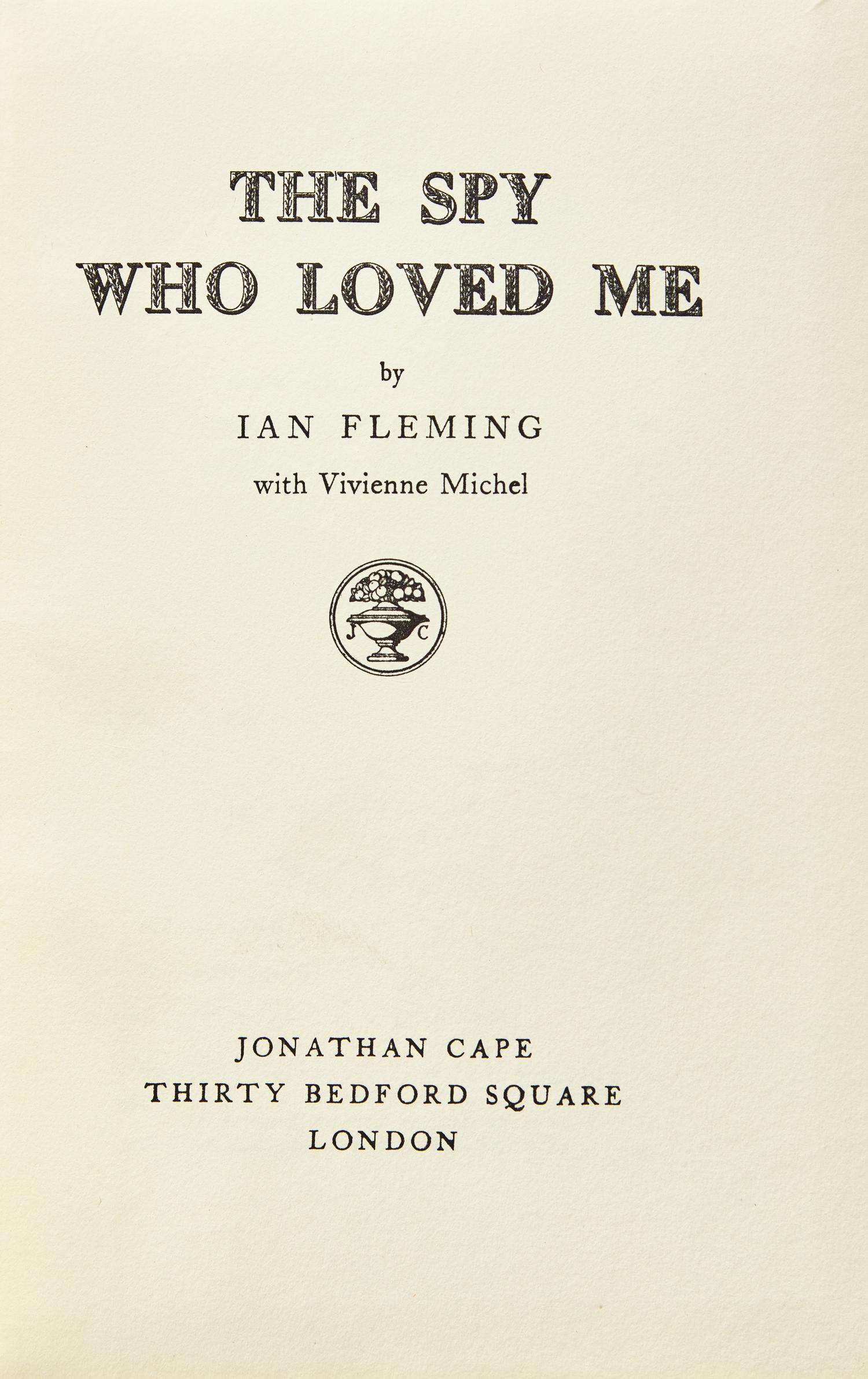 [Literature] Fleming, Ian. Group of 4 First Editions