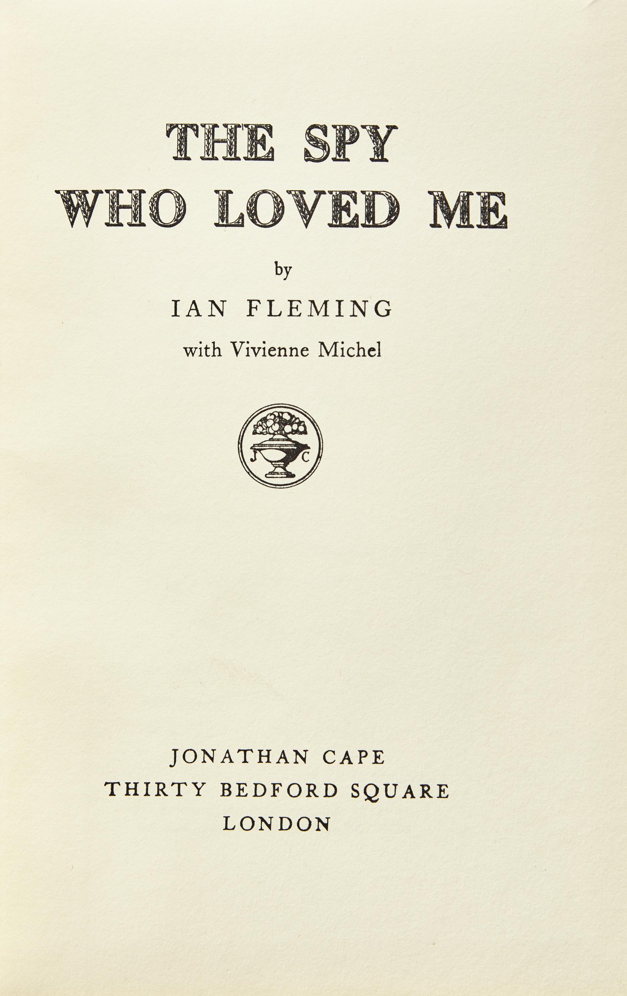 [Literature] Fleming, Ian. Group of 4 First Editions