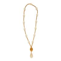Chanel, Gripoix Pearl Station Necklace