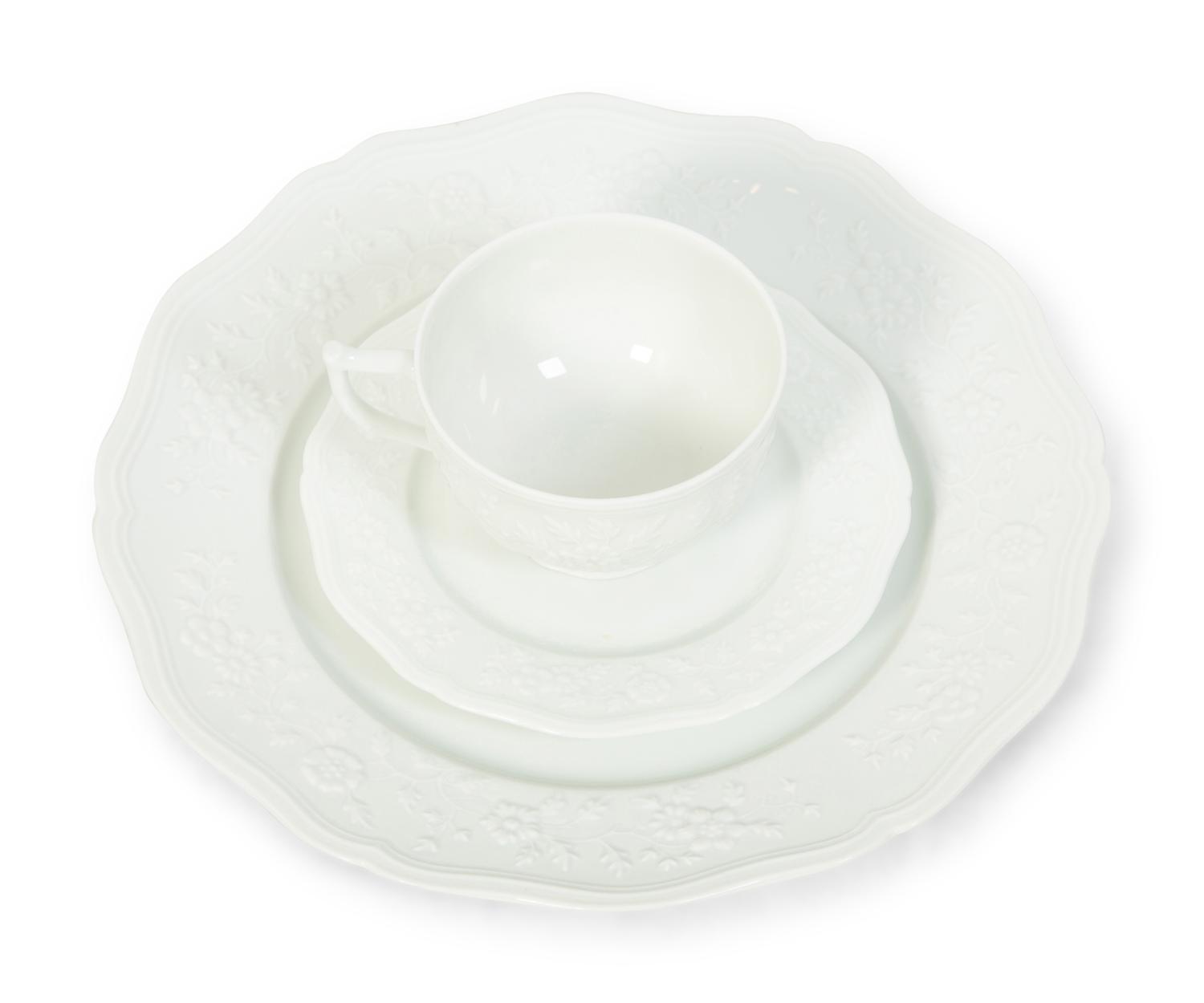 A 40-Piece Limoges Ceralene Porcelain Hawthorn Partial Dinner Service — 20TH CENTURY