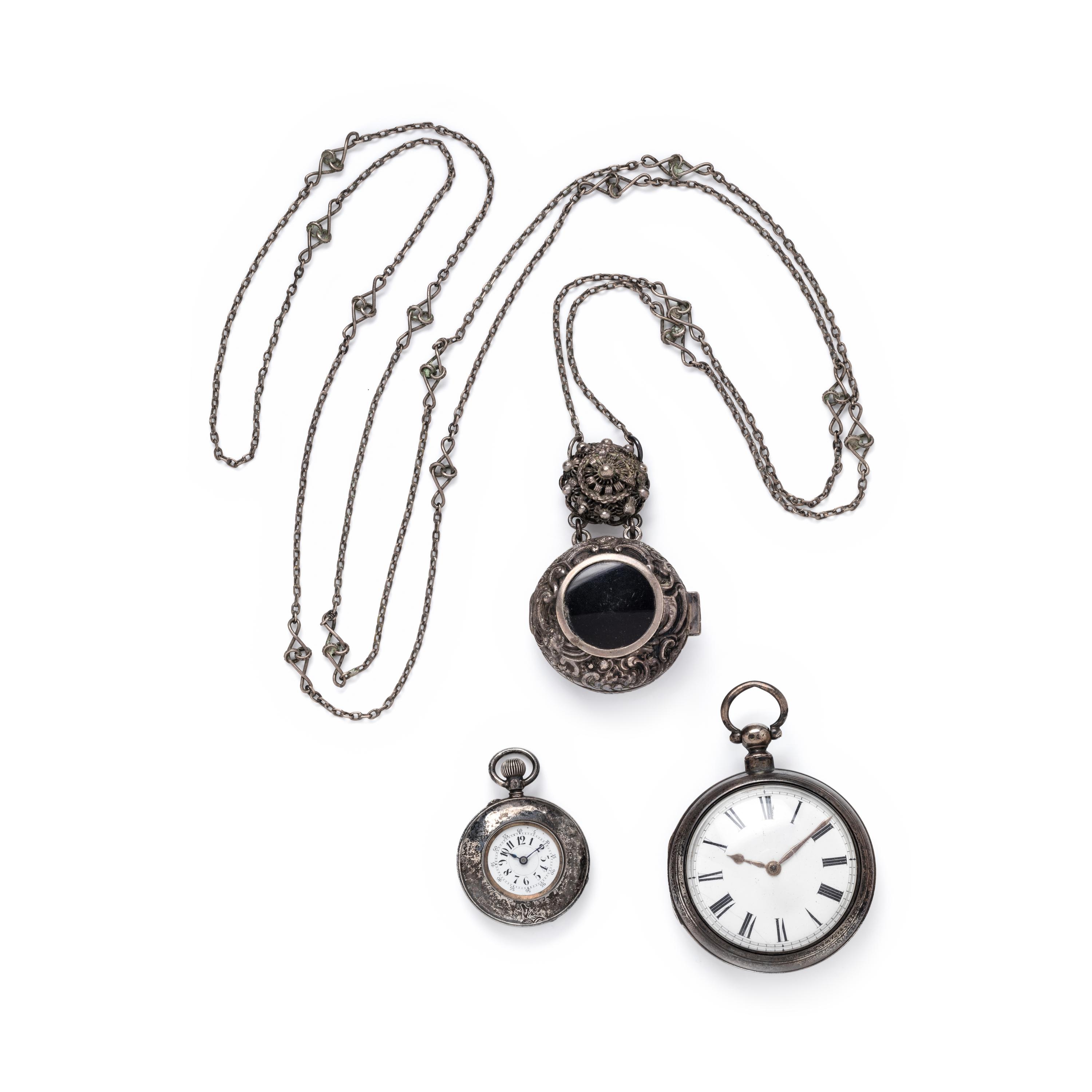 COLLECTION OF SILVER POCKET WATCHES