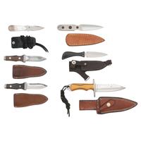 Alex J. Collins Bowie Knife with Five Assorted Boot Knives