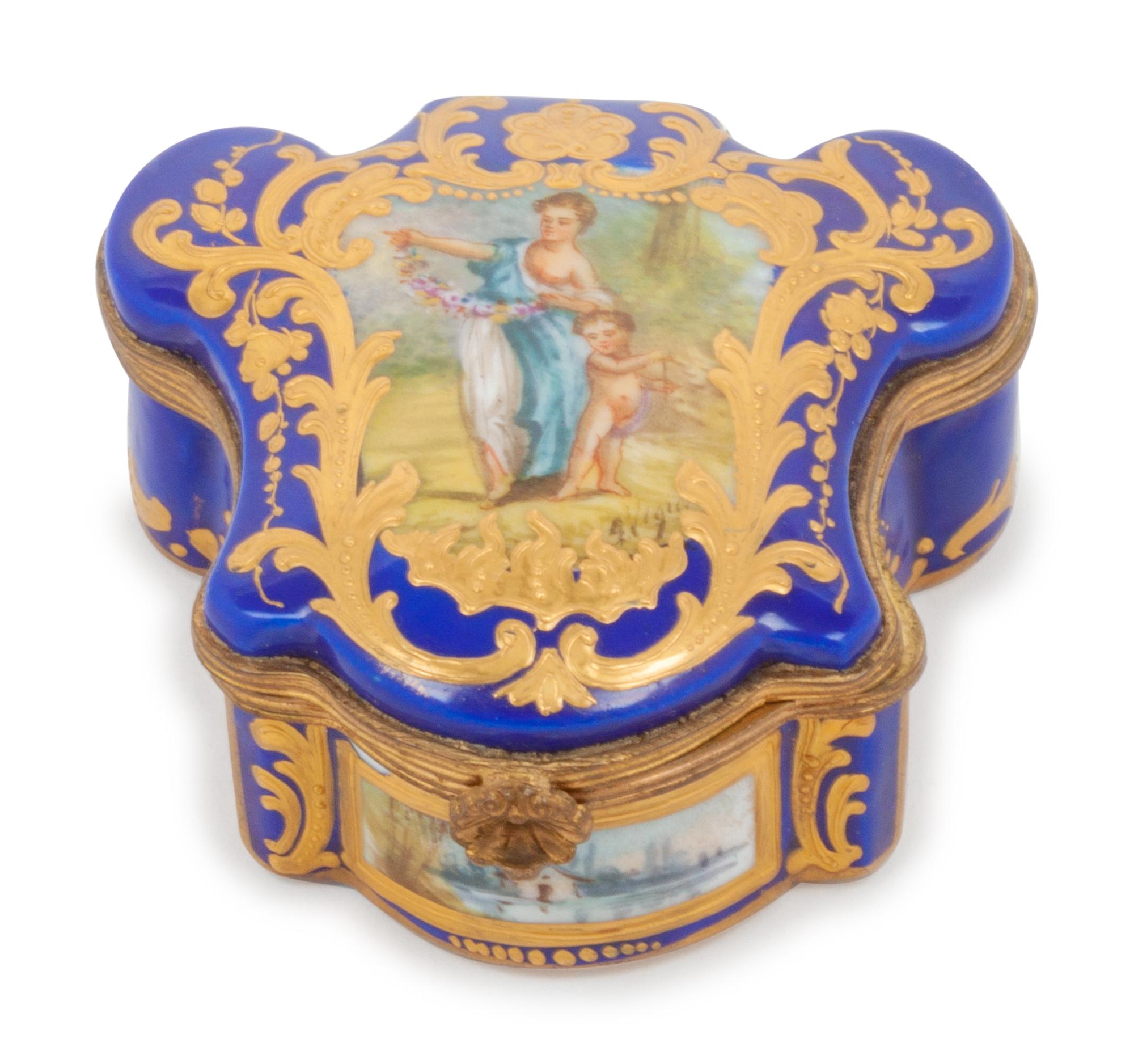 A Sevres Porcelain Box