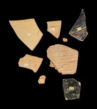 Eight Apulian Red-Figured Vase Fragments