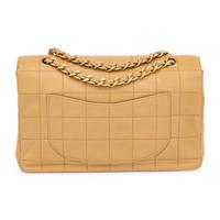Chanel, Chocolate Bar Flap Bag in Tan Leather