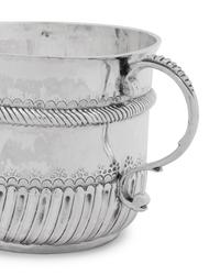 A William III Britannia Silver Caudle Cup
