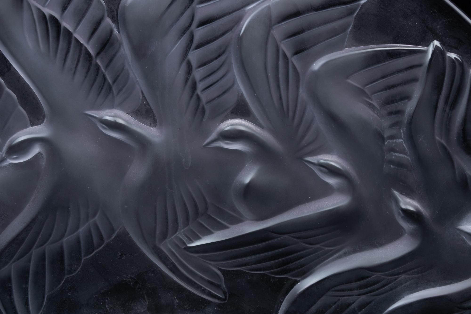 A Lalique Hokkaido Lamp