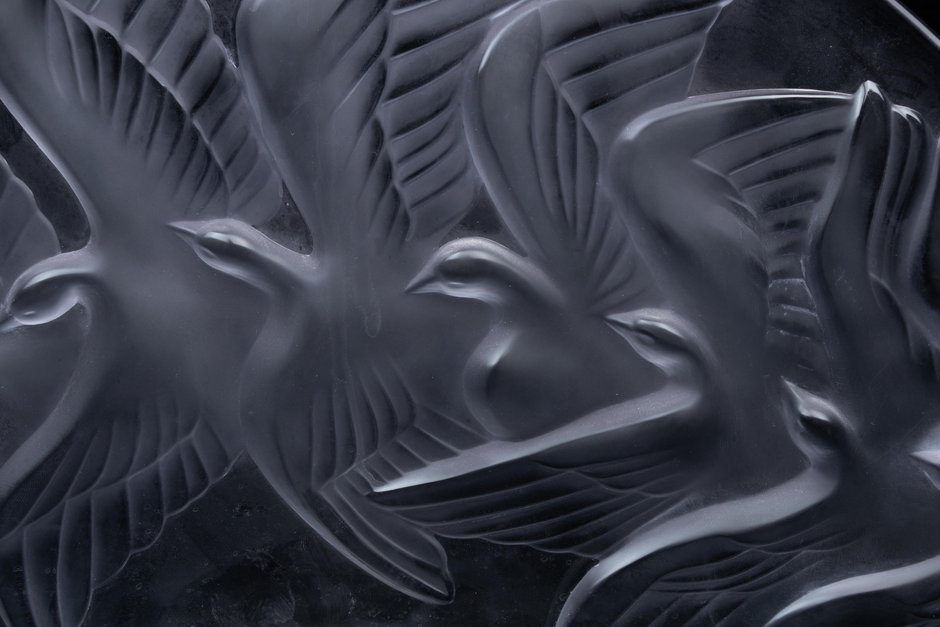 A Lalique Hokkaido Lamp