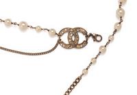 Chanel Faux Pearl Chain Belt