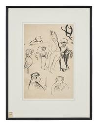 Caricatures, circa 1890-95