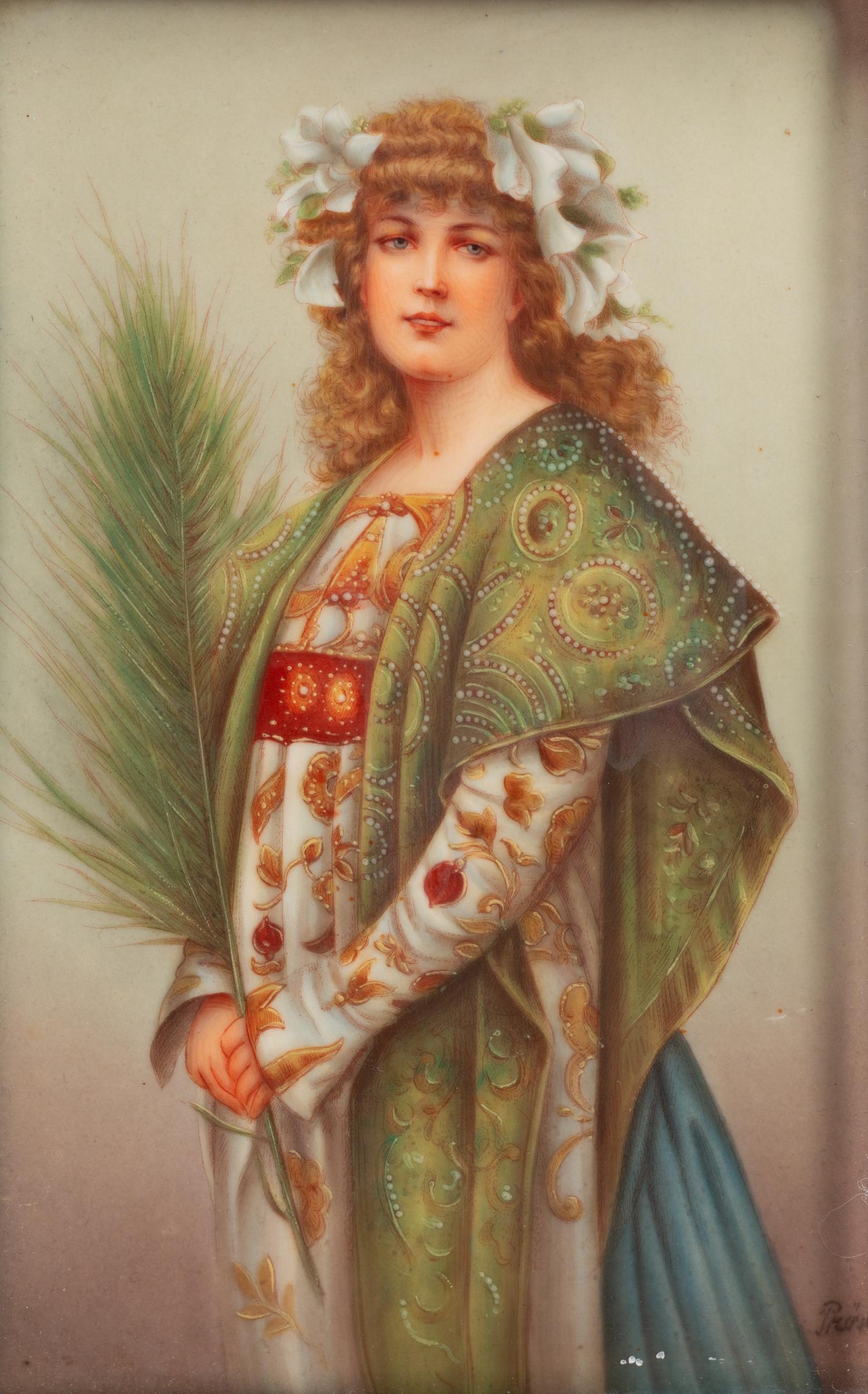Two Continental Porcelain Plaques