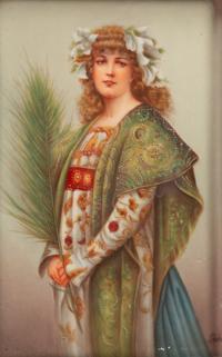 Two Continental Porcelain Plaques