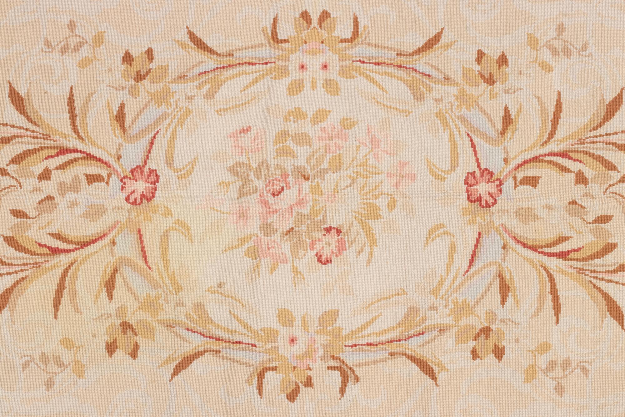 An Aubusson Style Wool Rug