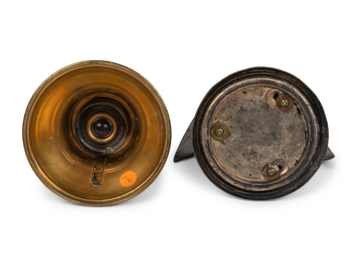 An Eagle-Form Inkwell and an English Bell Inkwell