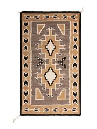 Navajo Two Grey Hills Weaving / Rug