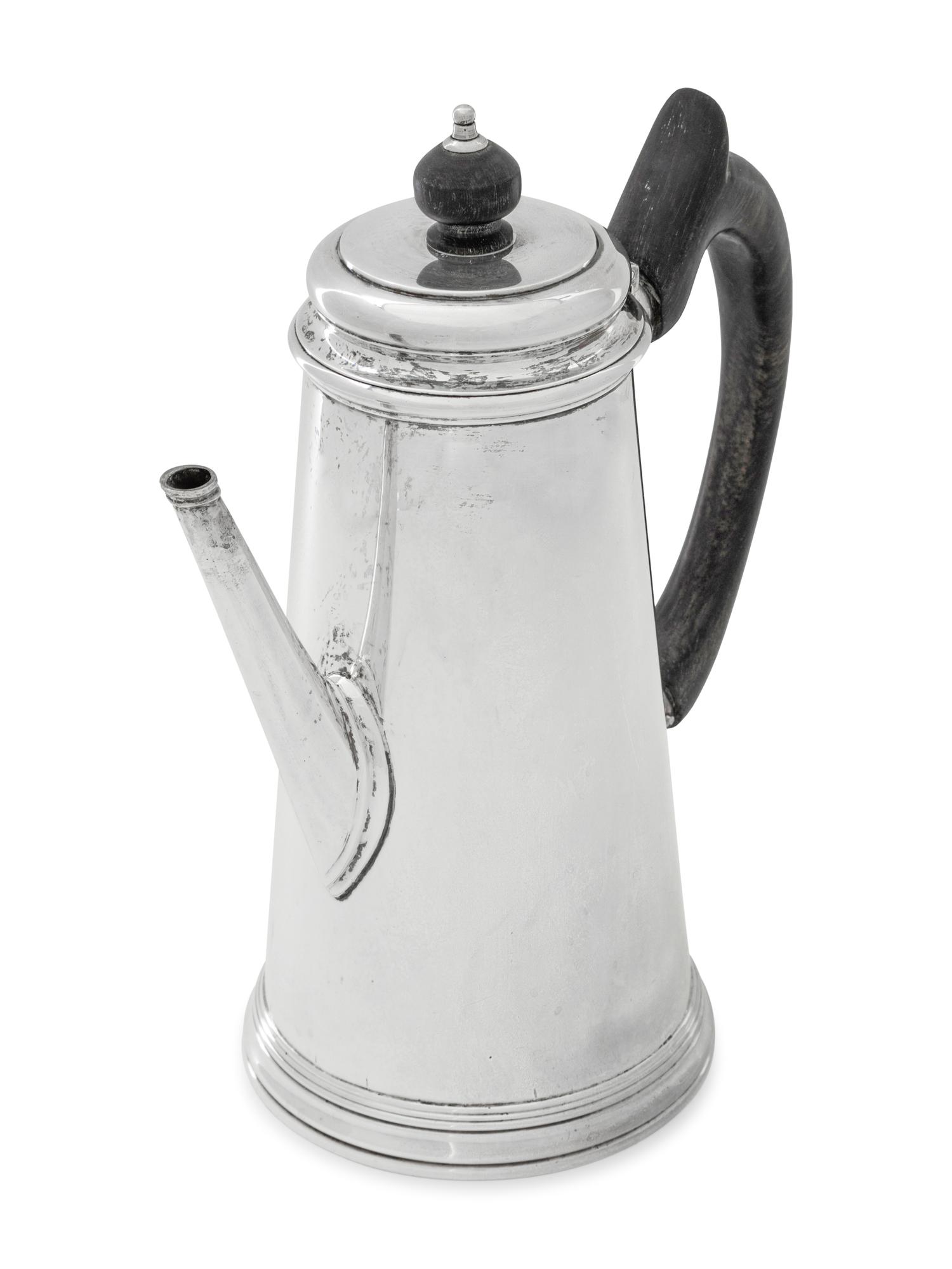 An English Silver Coffee Pot