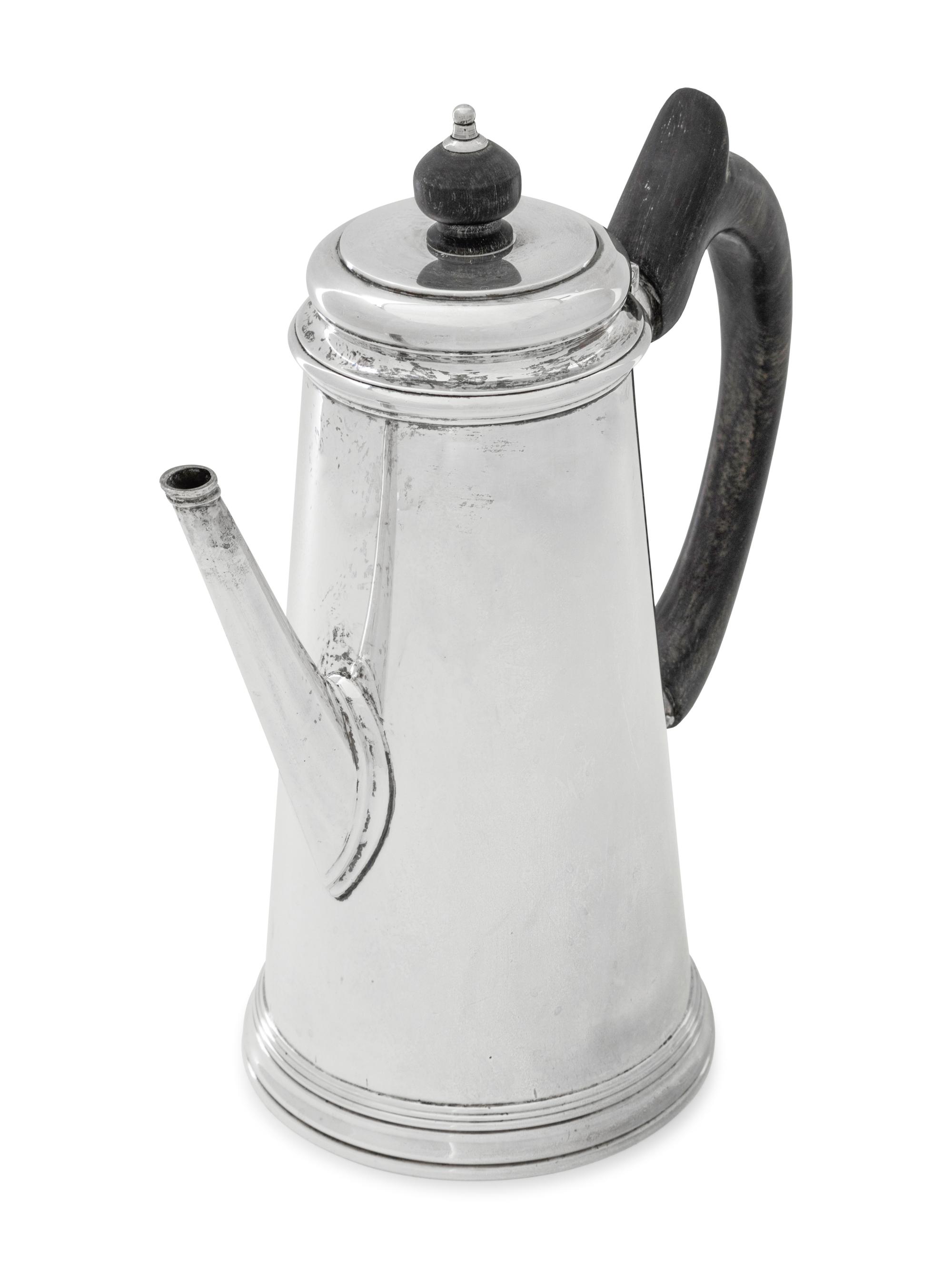 An English Silver Coffee Pot