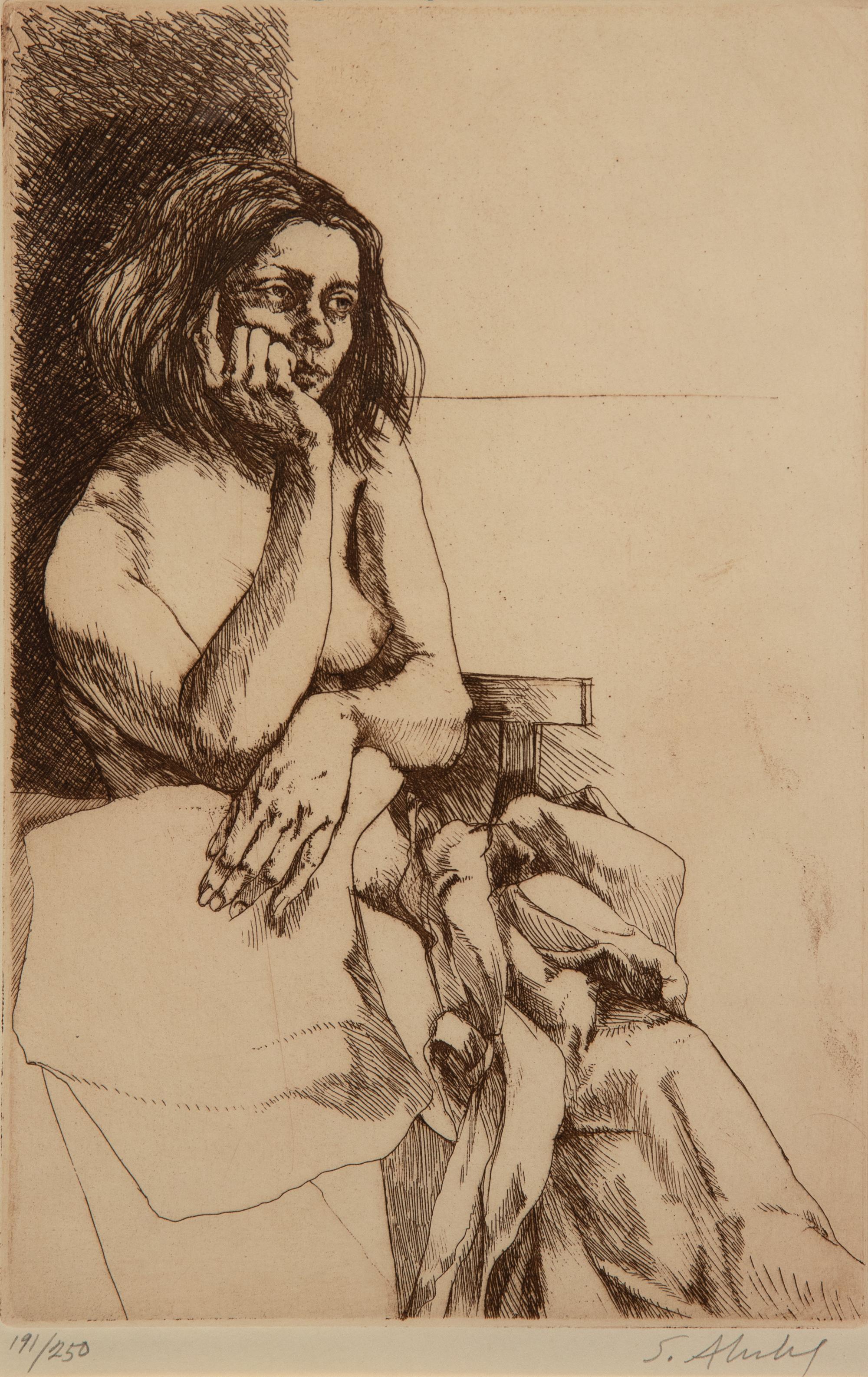A group of three 20th Century prints (by Aubrey Schwartz and two signed illegibly)